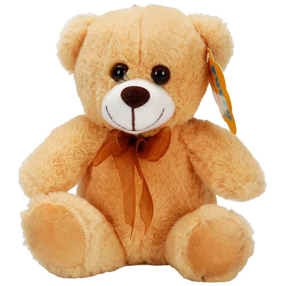 Sunman Oyuncak Peluş Ayı Oturan Kurdelalı 21cm3r. SUN-S01000998