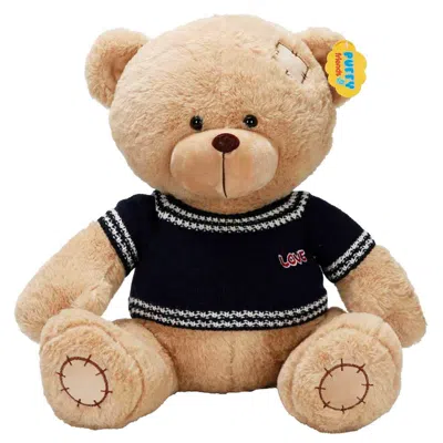 Sunman Oyuncak Peluş Ayı Oturan Kazaklı 42cm2r. SUN-S02001008