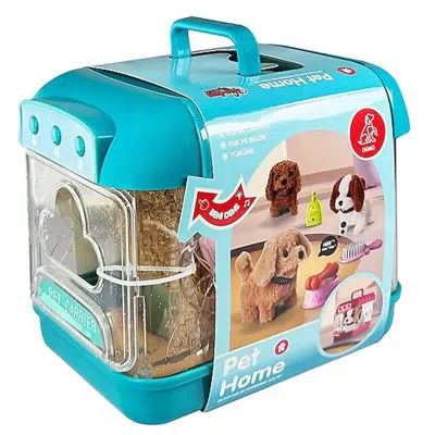 Vardem Sesli Hareketli Köpek Ve Işıklı Köpek Şeffaf Kafes Vrd-jnd-6806