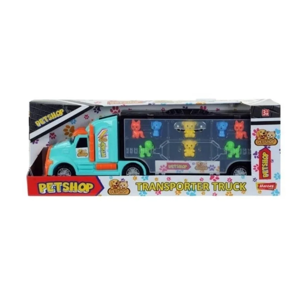 Heroes Toys Çantalı Pet Shop Taşıyıcı Tır Seti