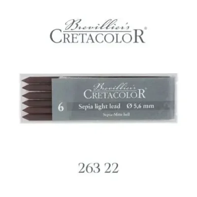 Cretacolor Sepia Light Portmin Uç 5,6mm 6Lı 26322
