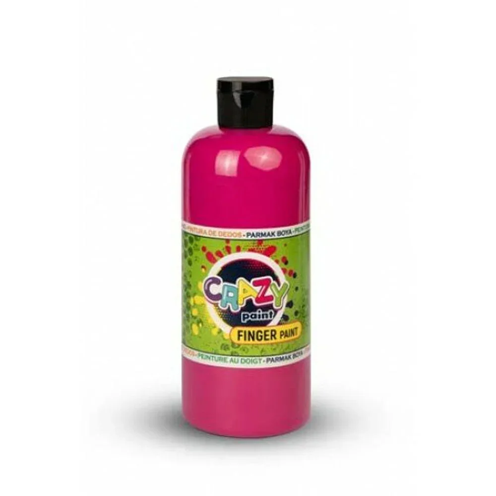 Crazy Finger Paint Pembe 500 GR