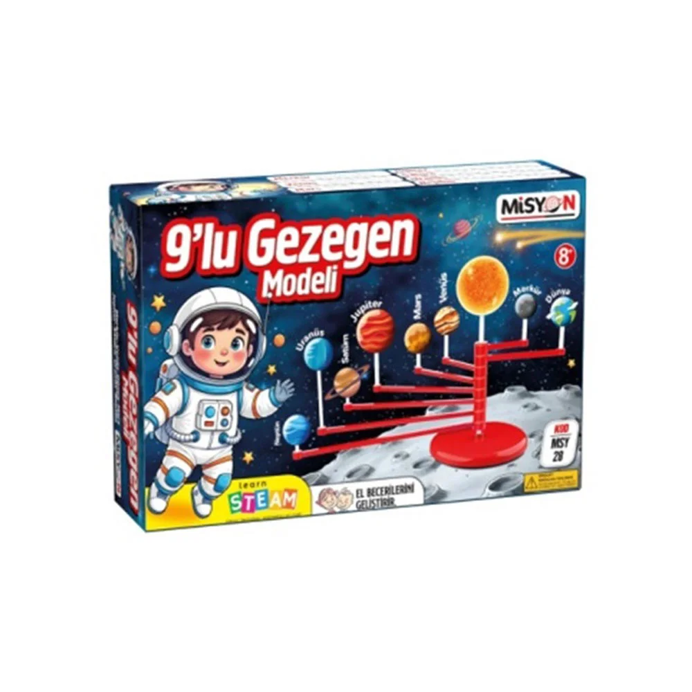 Misyon Gezegenler Modeli Boyamalı  9 Lu GZG-009