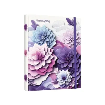 Victoria S Journals Gizli Spiralli Defter 17x24 96 YP Çizgili 124-1152