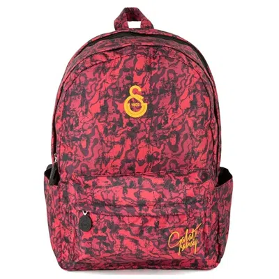 Galatasaray Sarı Logo Çift Gözlü Batik Çanta / 23509