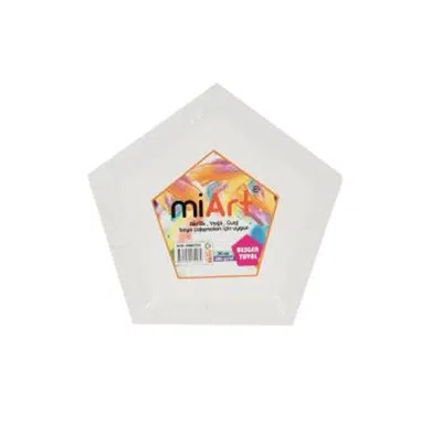 Miart Tuval Beşgen 25 Cm Mbest25