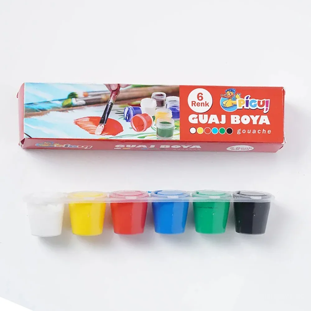 Pigui Guaj Boya 6 Lı 25 Ml Pggb-55