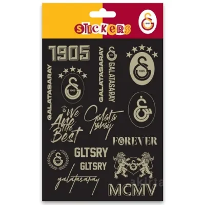Gsst26005 Siyah Asil Galatasaray Sticker Sheet