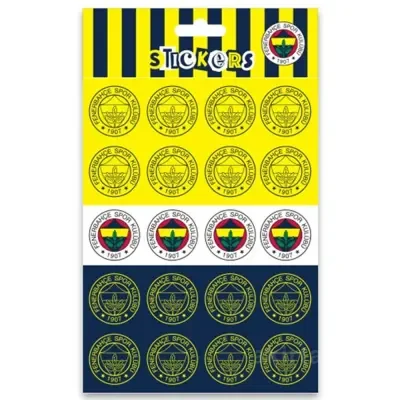 Fbst26016 Fenerbahçe Sarı Lacivert Arma Sticker Sh