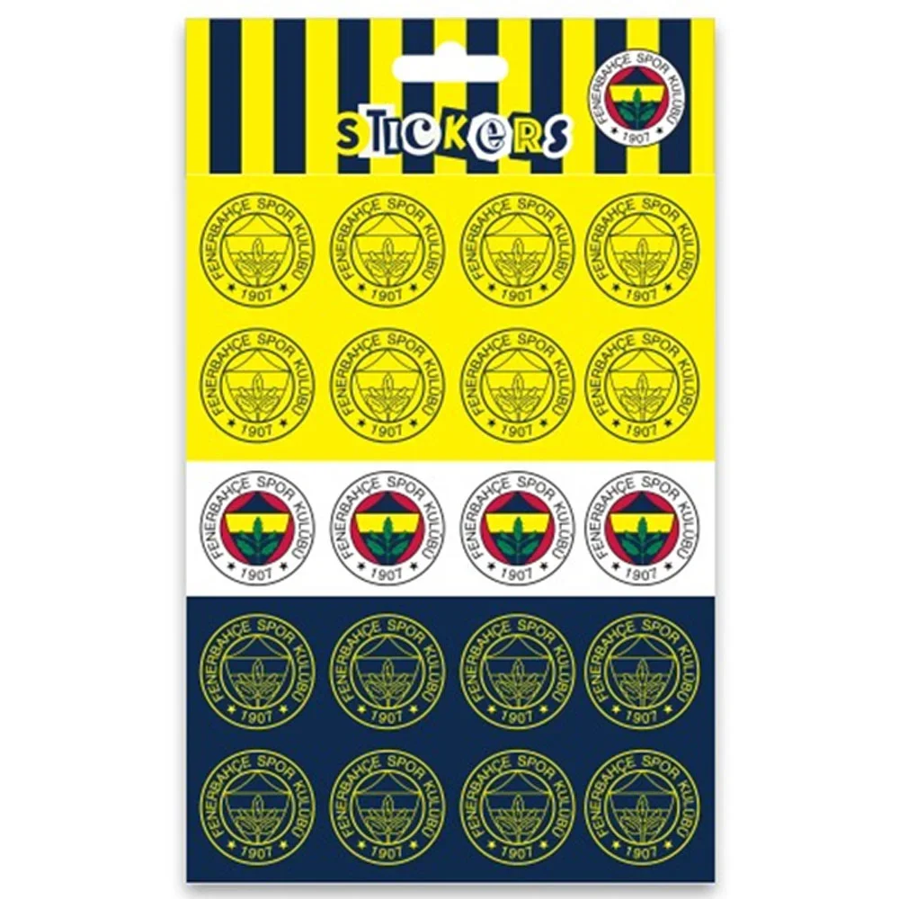 Fbst26016 Fenerbahçe Sarı Lacivert Arma Sticker Sh