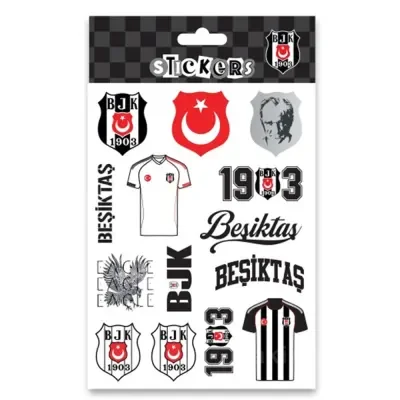 Bjkst26004 Beşiktaş Bayrak Atatürk Sticker Sheet