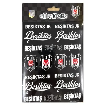 Bjkst26009 Beşiktaş Yazı Sticker Sheet
