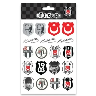 Bjkst26012 Atatürk Ve Beşiktaş Sticker Sheet