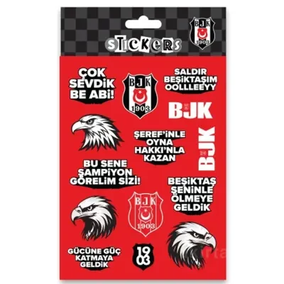 Bjkst26013 Beşiktaş Çok Sevdik Sticker Sheet